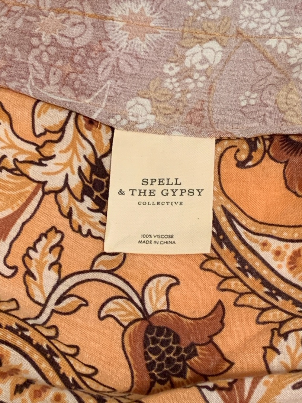 Spell Renew Patchwork Robe Amber - Picture 8 of 11